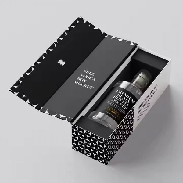 Custom Magnet Magnetic Luxury Packaging Folding Paper Gift Box for Business Wine Drinks Juices Tequila WHISKY Beverage Soda - Image 2