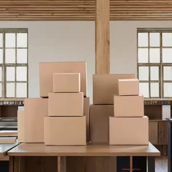 Custom logo Printed Corrugated Packaging Recyclable Box Cardboard Strong Brown Moving Corrugated Shipping Boxes Carton Boxes - Image 2
