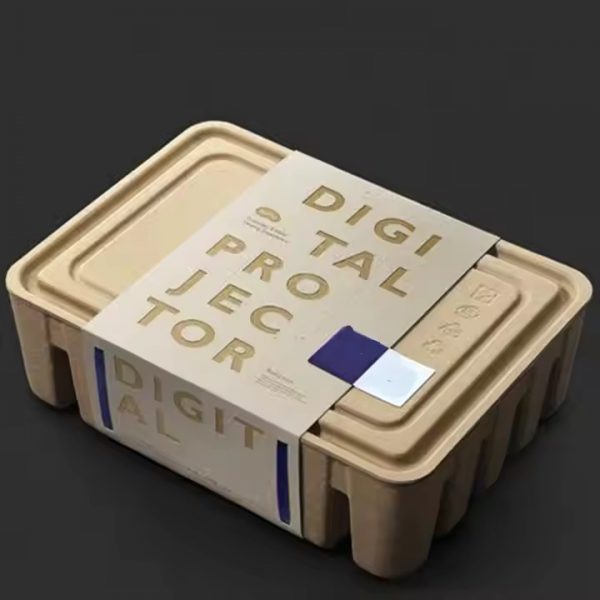 Molded Paper Pulp Box Recyclable Paper Fiber Packaging Molded Pulp Box